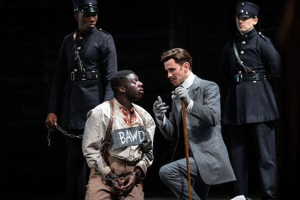 David Ajao and Joseph Arkley as Pompey and Lucio © Helen Maybanks for RSC