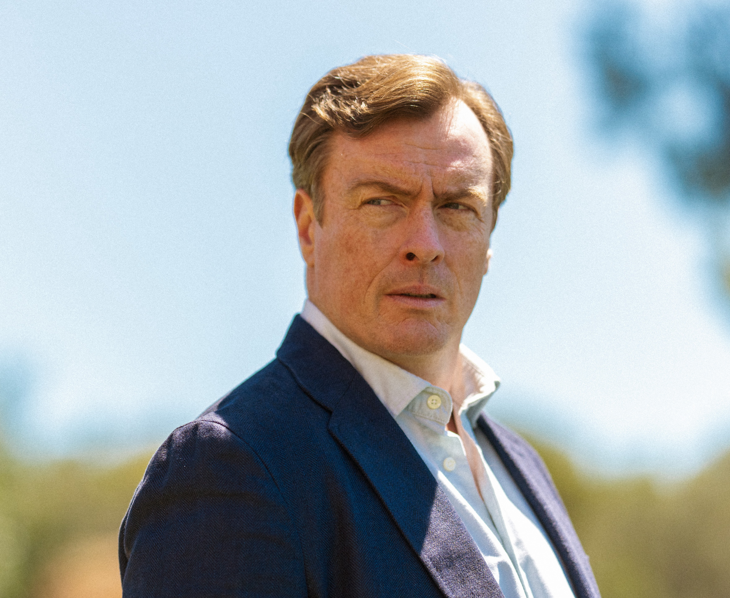 Toby Stephens as Archie in The Split: Barcelona