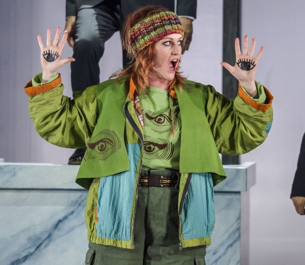 Claire Lees as Daniel in Handel's Susanna by Opera North at Leeds Grand Theatre. cr Tristram Kenton