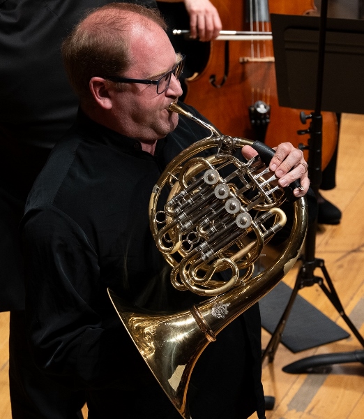 Martin Owen (horn) soloist with Manchester Camerata