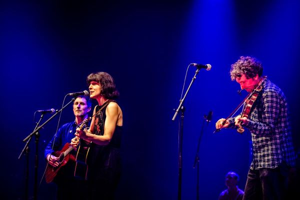 (L-R) JF Robitaille, Lail Arad and Sam Amidon