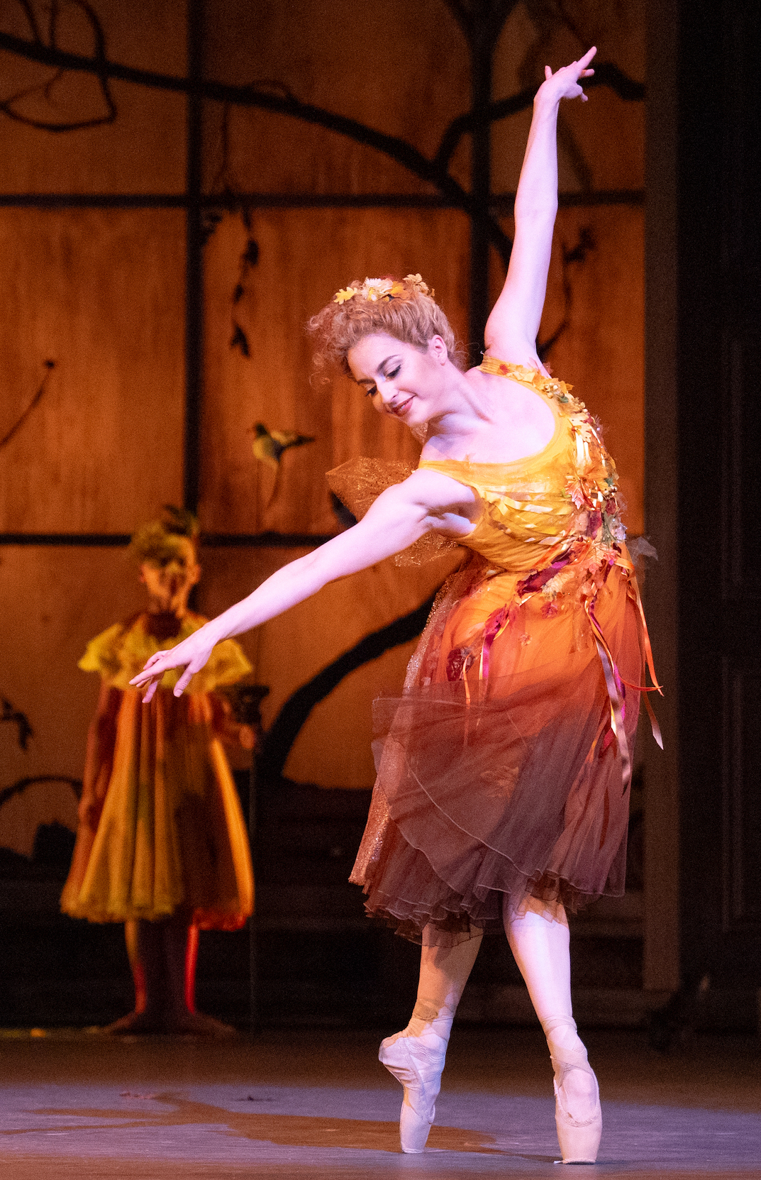 Meaghan Grace Hinkis as the Fairy Autumn in the Royal Ballet Cinderella