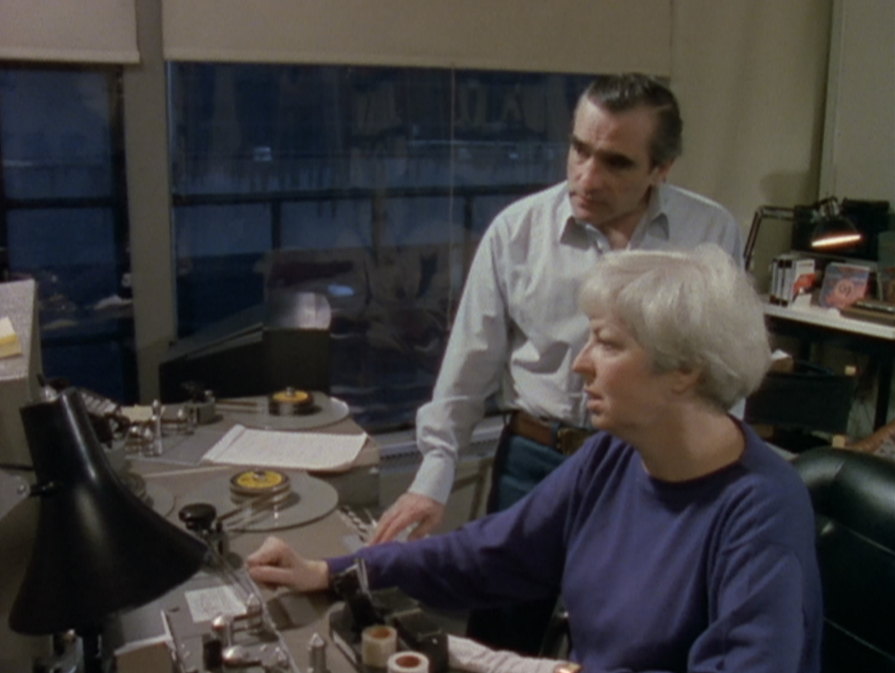 Martin Scorsese with editor Thelma Schoonmaker from Mr Scorsese