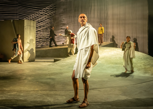 Paul Bazely as Gandhi in The Father and the Assassin
