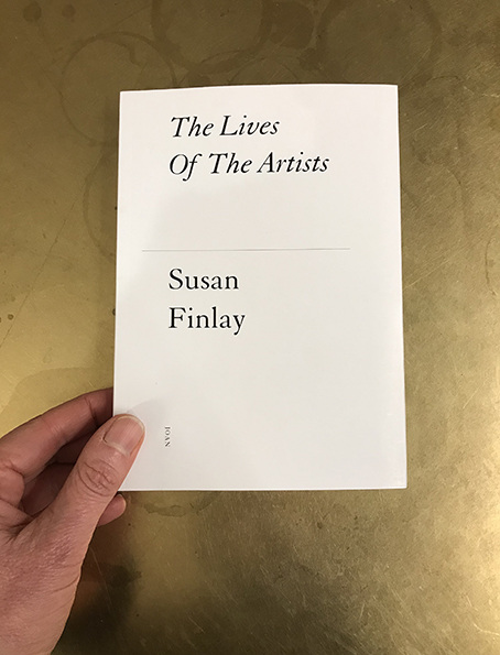 Susan Finlay: The Lives of the Artists
