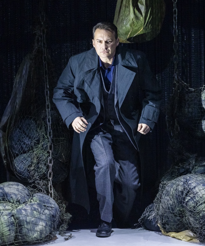 Edgaras Montvidas as Erik (and Steersman) in Opera North's production of The flying Dutchman cr James Glossop