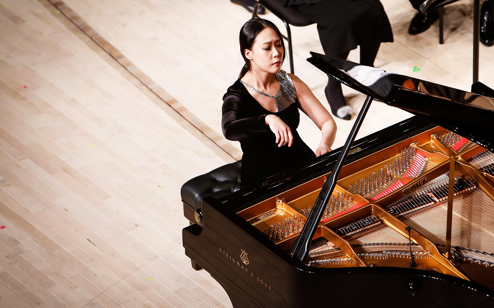 Pianist Yeol Eum Son at the PyeongChang Winter Music Festival in Gangneung