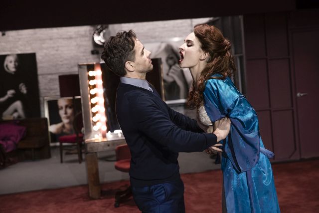 Julian Ovenden and Lily James in 'All About Eve'