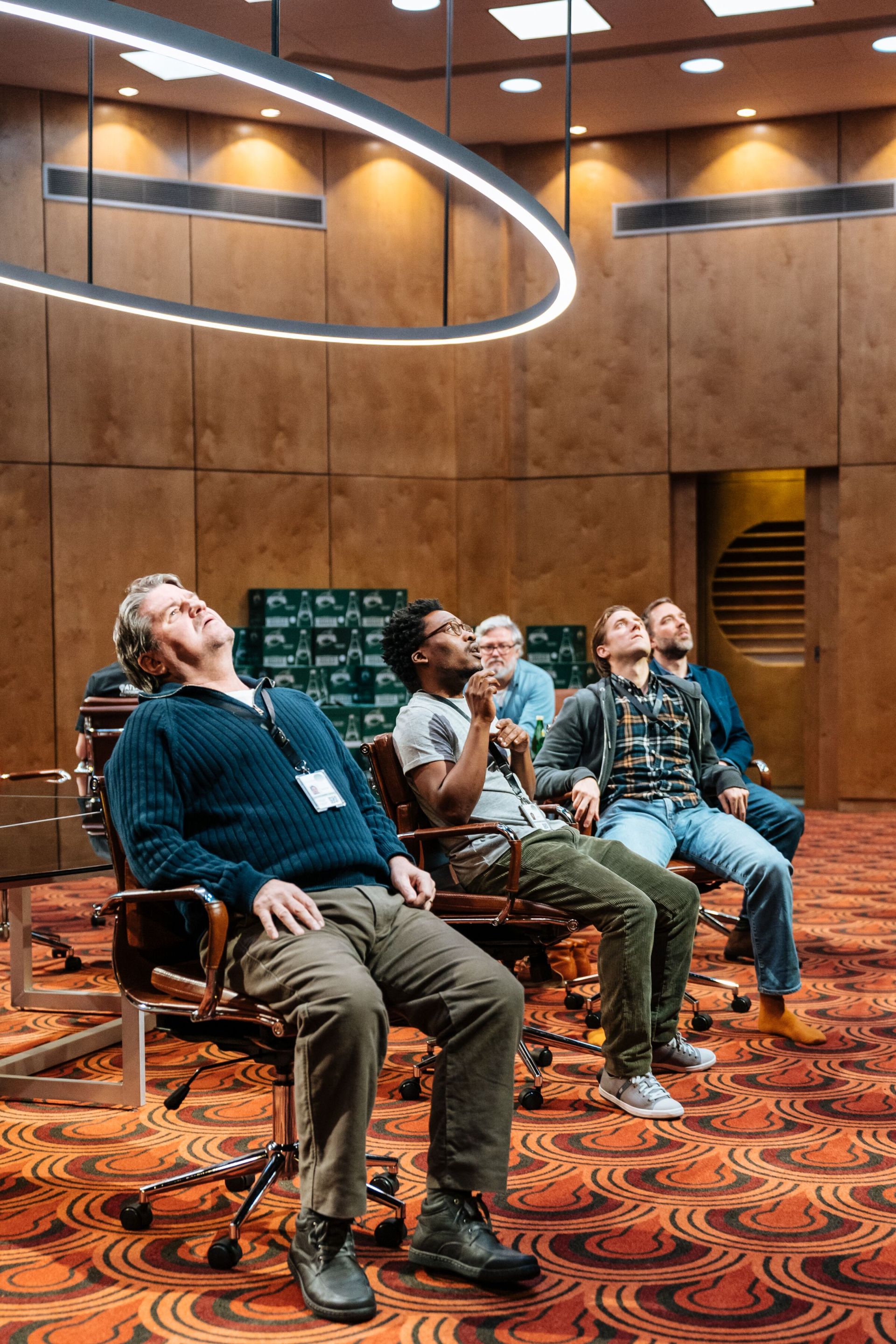 The cast of 'The Antipodes' at the National Theatre