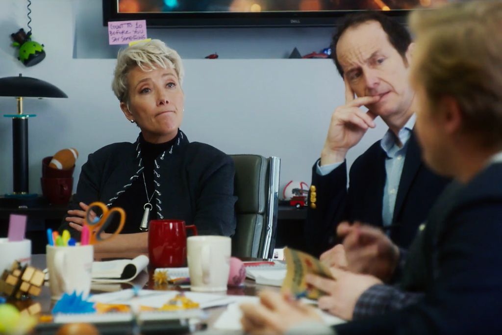 Emma Thompson and Denis O'Hare in 'Late Night'