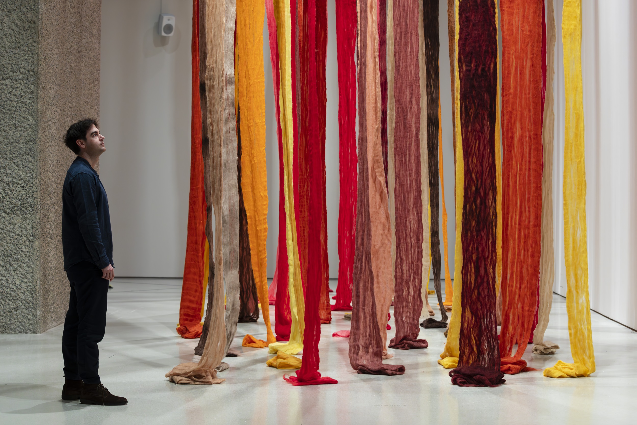 Unravel: The Power and Politics of Textiles in Art , Installation view Barbican Art Gallery 13 Feb – 26 May 2024 © Jemima Yong / Barbican Art Gallery