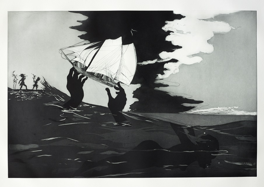 no world from An Unpeopled Land in Uncharted Waters, 2010, Kara Walker, British Museum