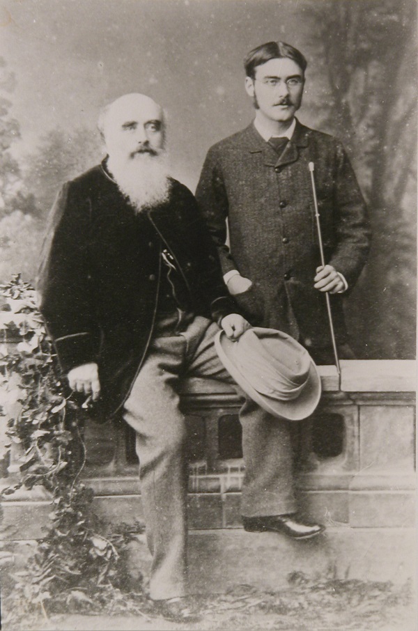 Lockwood Kipling with his son Rudyard Kipling, 1882 © National Trust, Charles Thomas