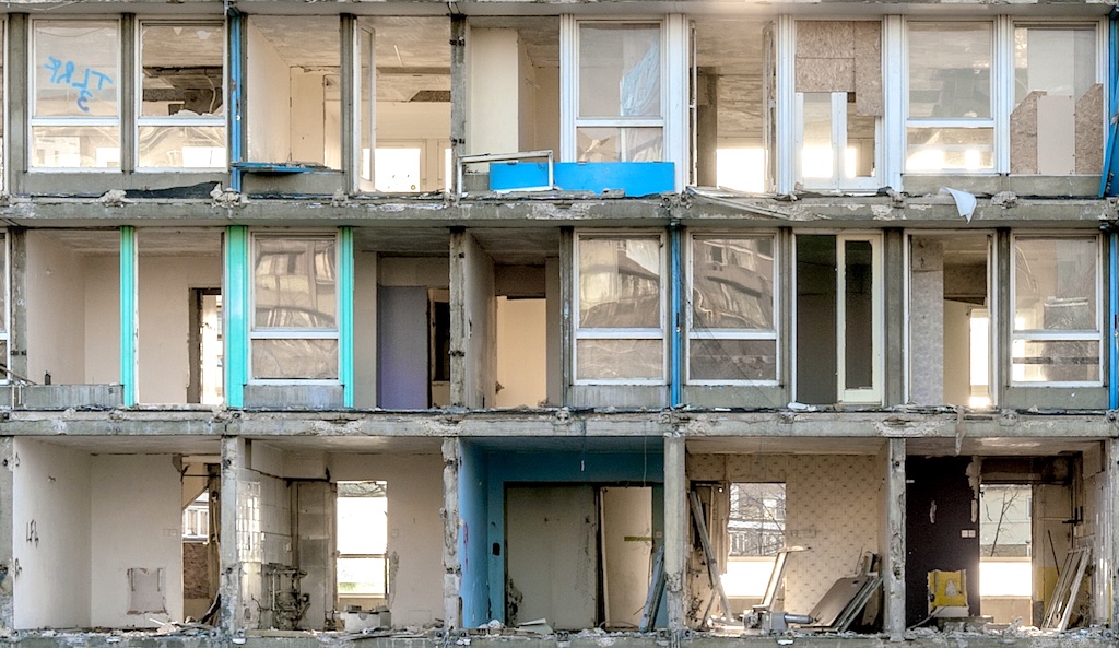 Do Ho Suh, Robin Hood Gardens, Woolmore Street, London E14 0HG, 2018 (still: detail) Commissioned by the Victoria and Albert Museum, London Courtesy of the Artist, Lehmann Maupin, New York and Seoul and Victoria Miro. © Do Ho Suh