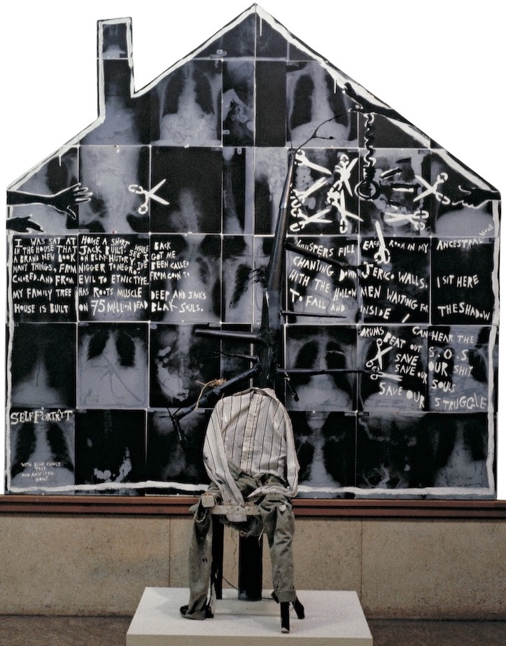 Donald Rodney The House that Jack Built 1987 Mixed media 183 × 183 cm Sheffield Museums Image © The Donald Rodney Estate