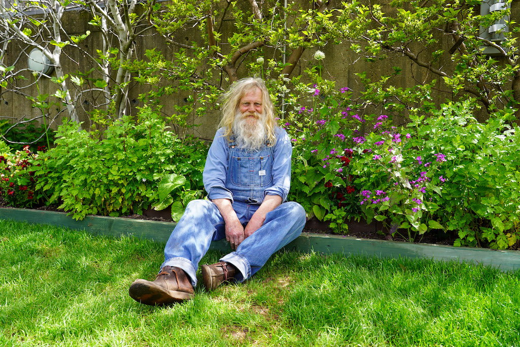 Portrait of Paul Pulford in the Queen Elizabeth Hall roof garden. © Takis Zontiros.