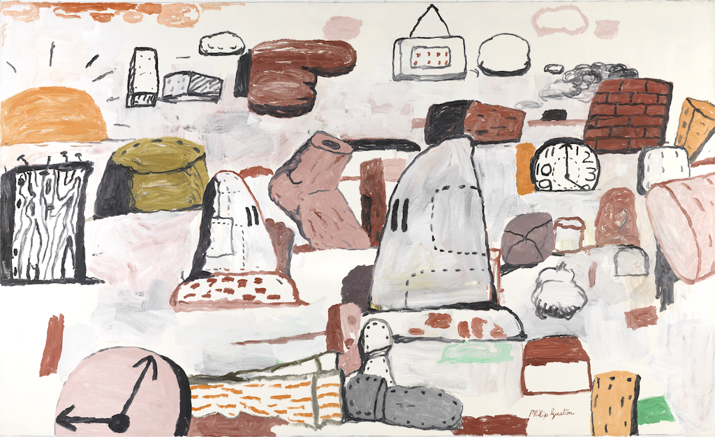 Philip Guston, Flatlands, 1970 Oil on canvas; 177.8 × 290.83 cm San Francisco Museum of Modern Art, Gift of Byron R. Meyer. © The Estate of Philip Guston