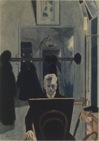 Self-portrait, 1907 by Léon Spilliaert