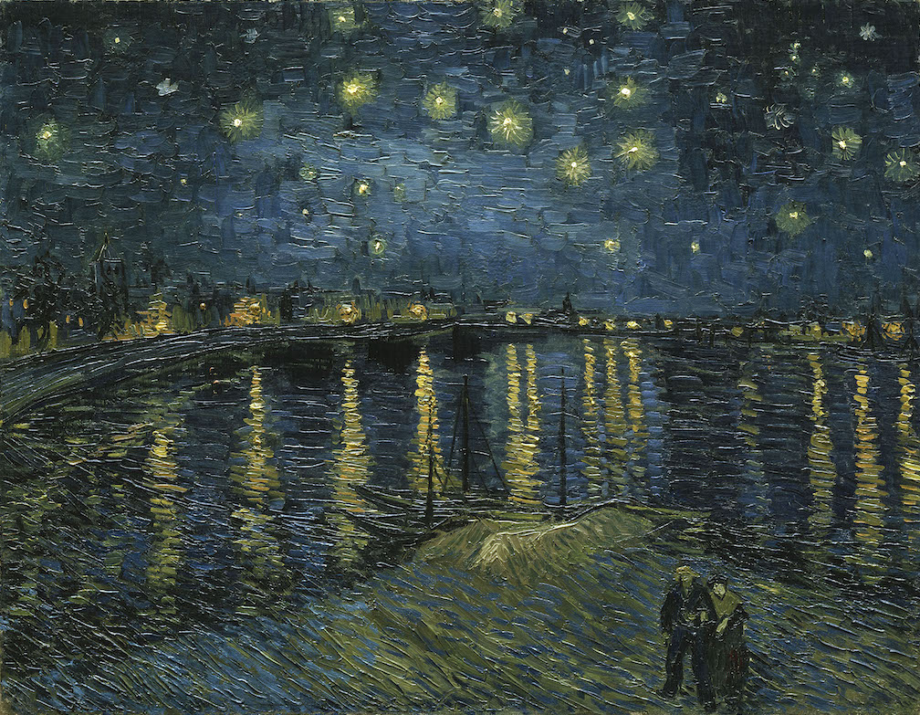 Vincent van Gogh Starry Night over the Rhône, 1888 Oil on canvas, 72.5 × 92 cm Musée d’Orsay, Paris Donation sous réserve d'usufruit de M. et Mme Robert Kahn-Sriber, en souvenir de M. et Mme Fernand Moch, 1975 Photo © Musée d'Orsay, Dist. RMN-Grand Palais / Patrice Schmidt