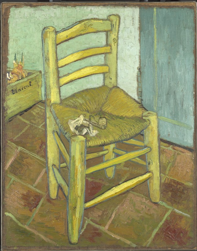 Vincent van Gogh Van Gogh's Chair, 1888 Oil on canvas 91.8 × 73 cm © The National Gallery, London