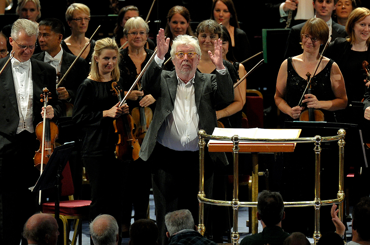 Harrison Birtwistle at last night's Prom