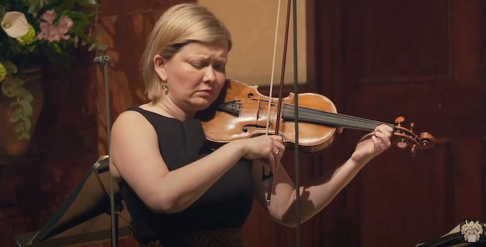 Violinist Alina Ibragimova at the Wigmore Hall