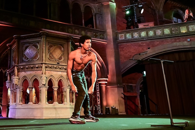 Dancer Jamal Sterrett at the Union Chapel