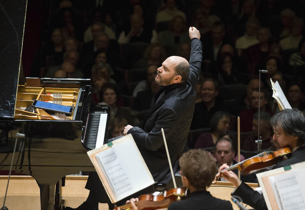 Pianist Kirill Gerstein performing Adès's Piano Concerto