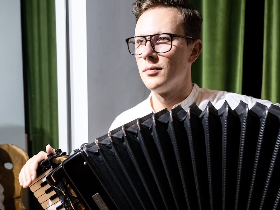 Lithuanian accordionist Martynas Levickis