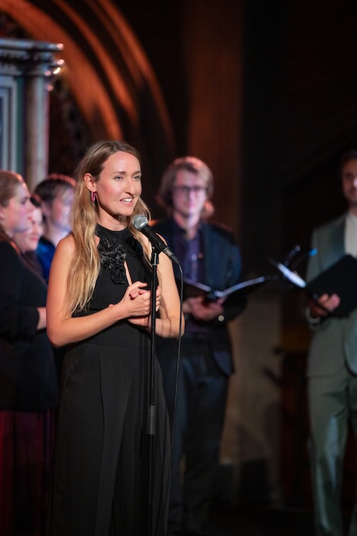 Sarah Latto, conductor of Echo Vocal Ensemble
