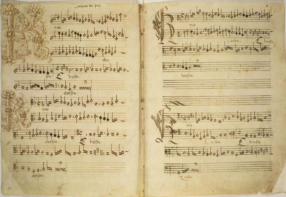 Page from Josquin Mass