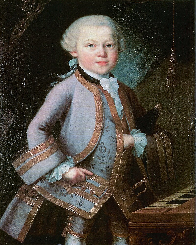 Mozart in 1763 by Lorenzoni