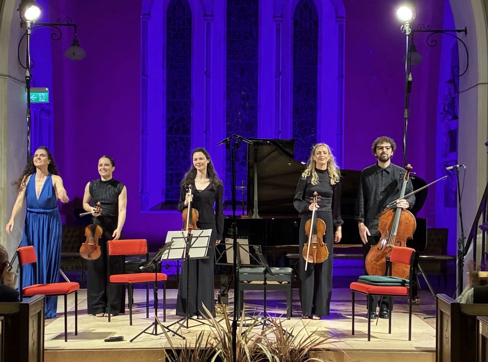 Danae Durkan and the Castalian String Quartet
