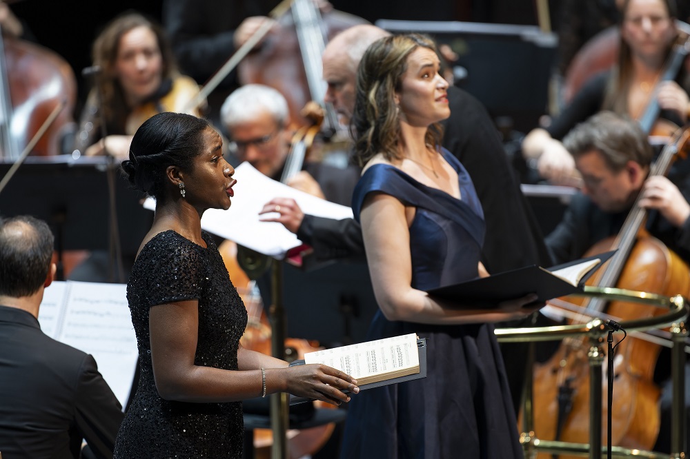 Nardus Williams and Helen Charlston in Prom 'Messiah'