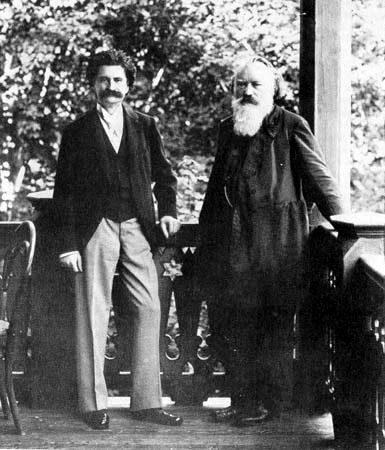 Johann Strauss II and Brahms