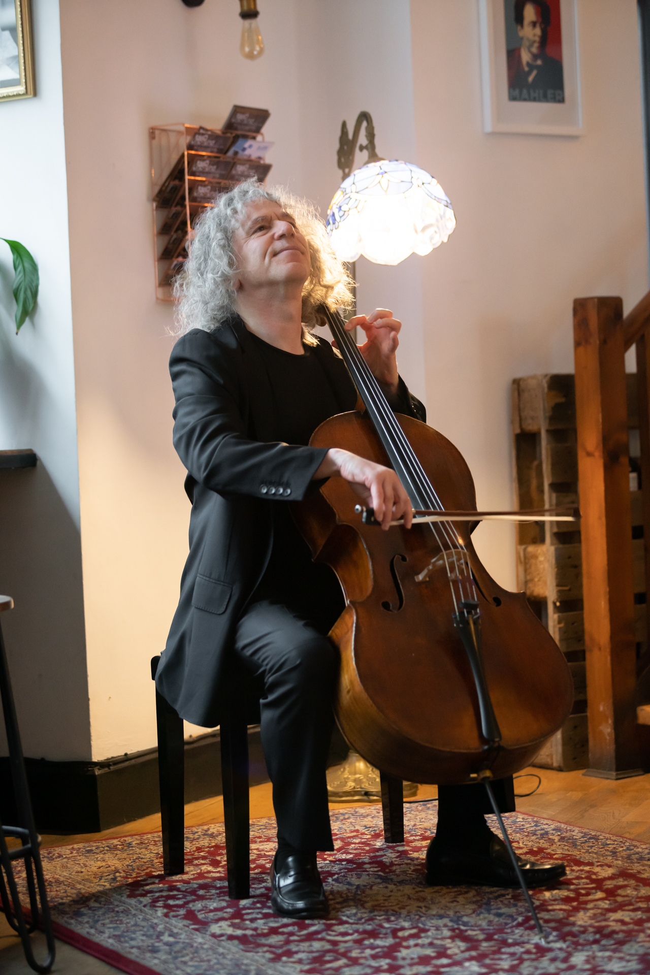 Steven Isserlis at the Fidelio Orchestra Cafe