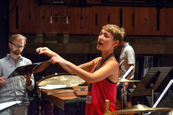 Sarah Latto conducting