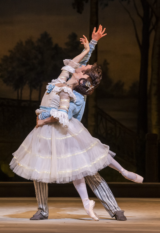 Marianel Nuñez and Matthew Ballet in Frederick Ashton's A Month in the Country, Royal Ballet. Photo by Tristram Kenton.