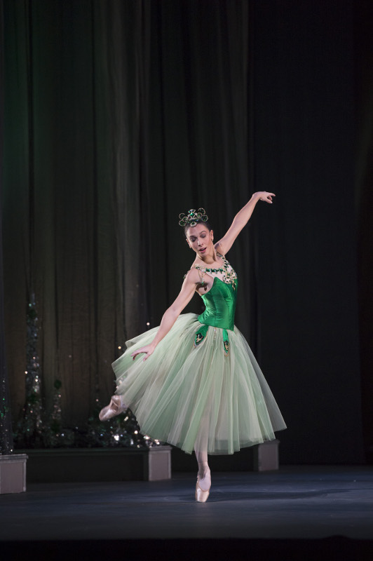 Laura Morera in Balanchine's Emeralds for the Royal Ballet. Photo by Bill Cooper.