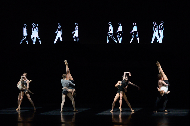 The Mariinsky Ballet in Wayne McGregor's Infra. Photo by Valentin Baranovsky.