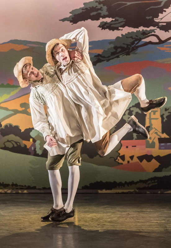 Paris Fitzpatrick and Daniel Collins in 'Country' by Matthew Bourne. Photo by Johan Persson.