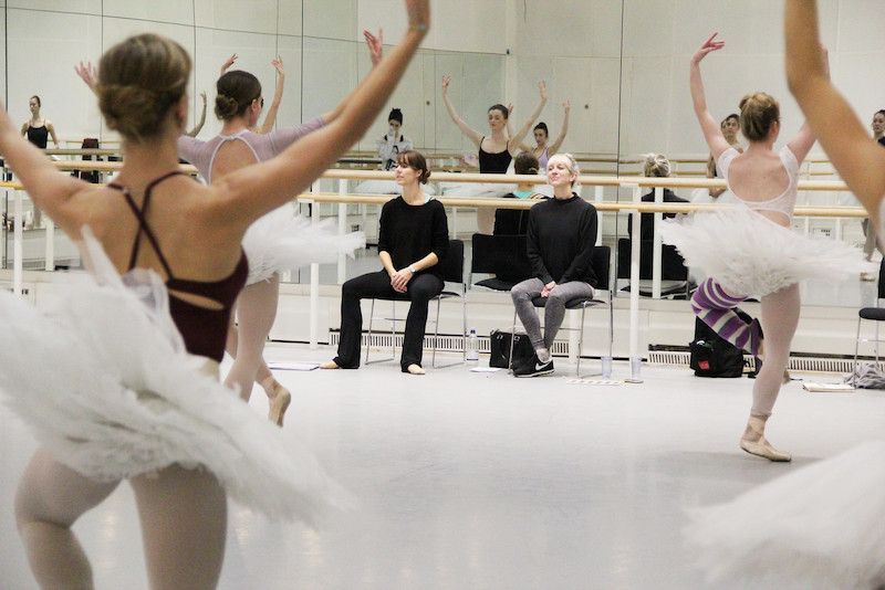 In rehearsal for 'The Sleeping Beauty'