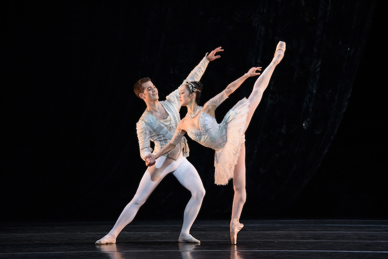 Momoko Hirata and Joseph Caley in 'Theme and Variations'