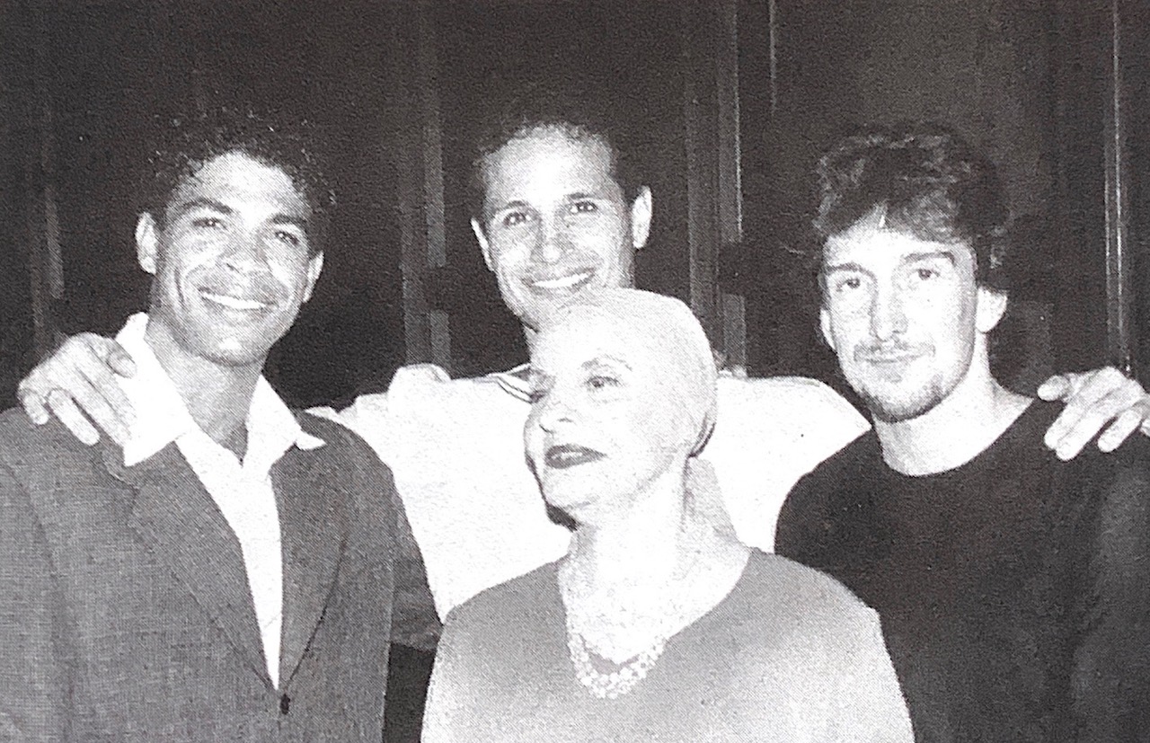Alonso with Acosta, Carreno, Bocca 2002