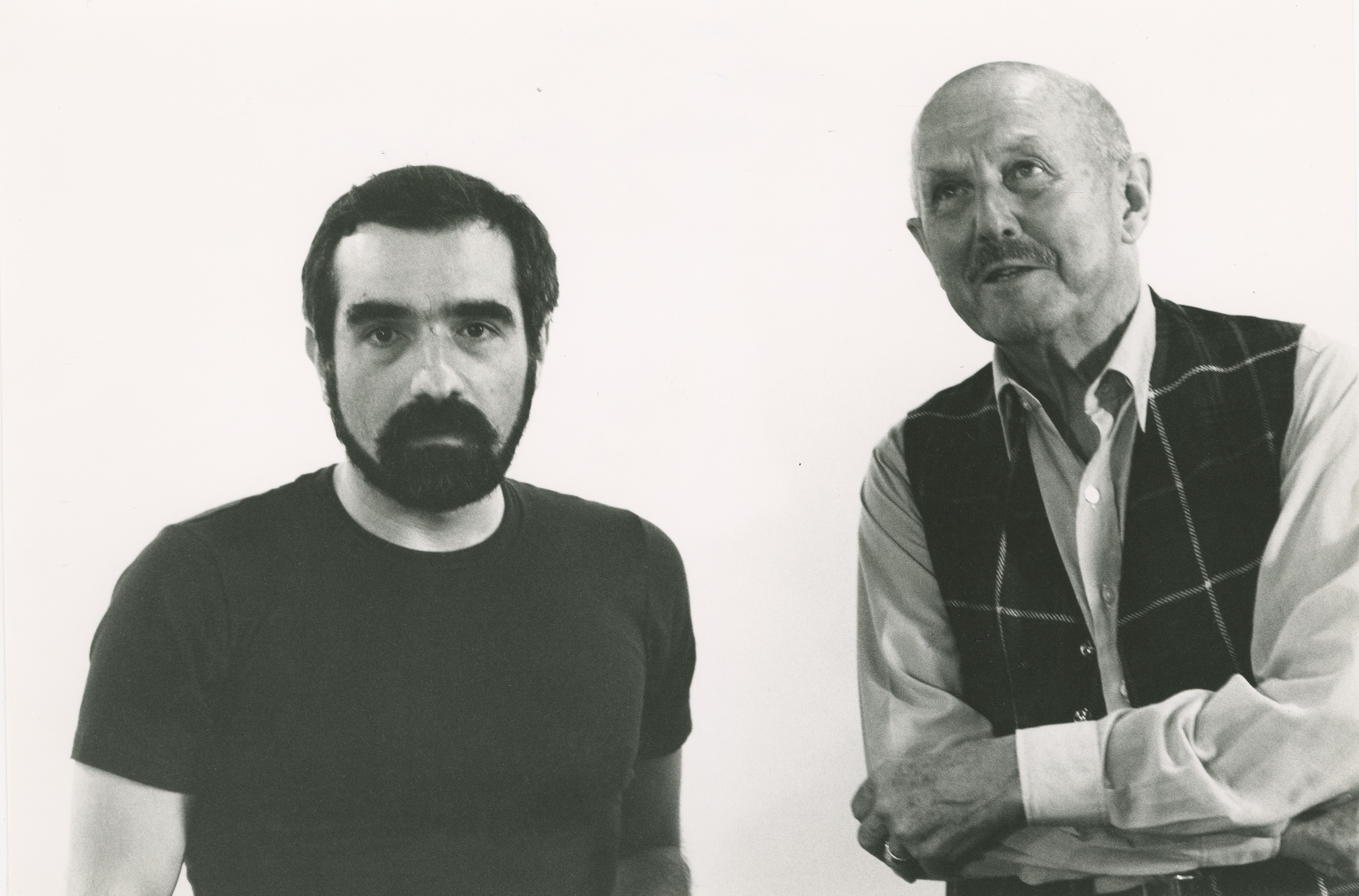 Martin Scorsese and Michael Powell in 1981