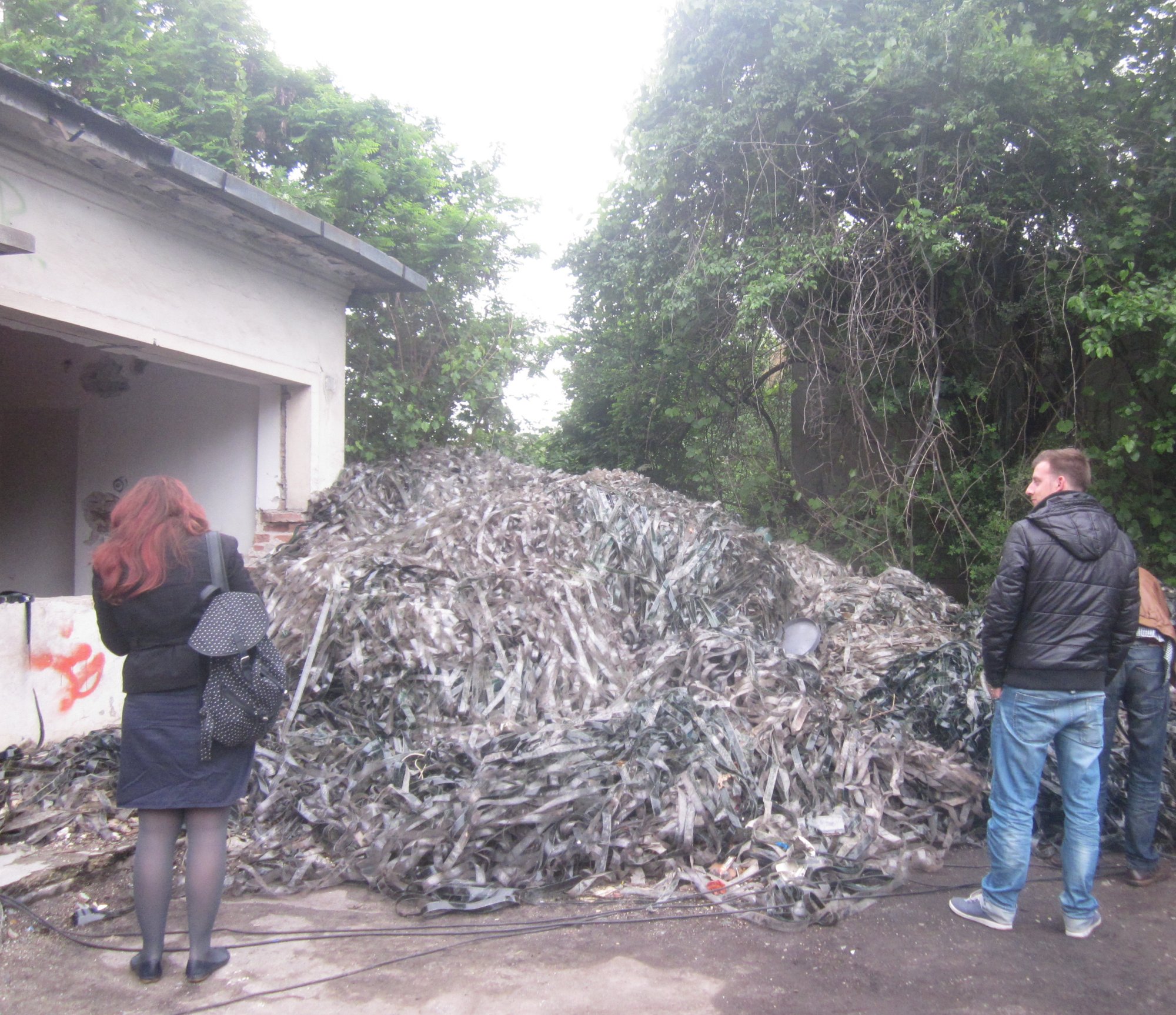 The remains of the Cluj Film Archive