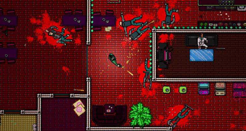 Hotline Miami 2 Wrong Number - violent top-down action shooter