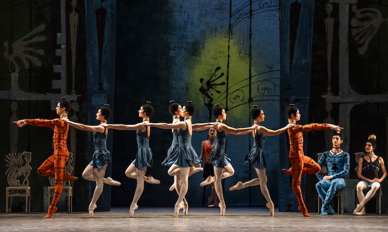 the Royal Ballet in Danses Concertantes