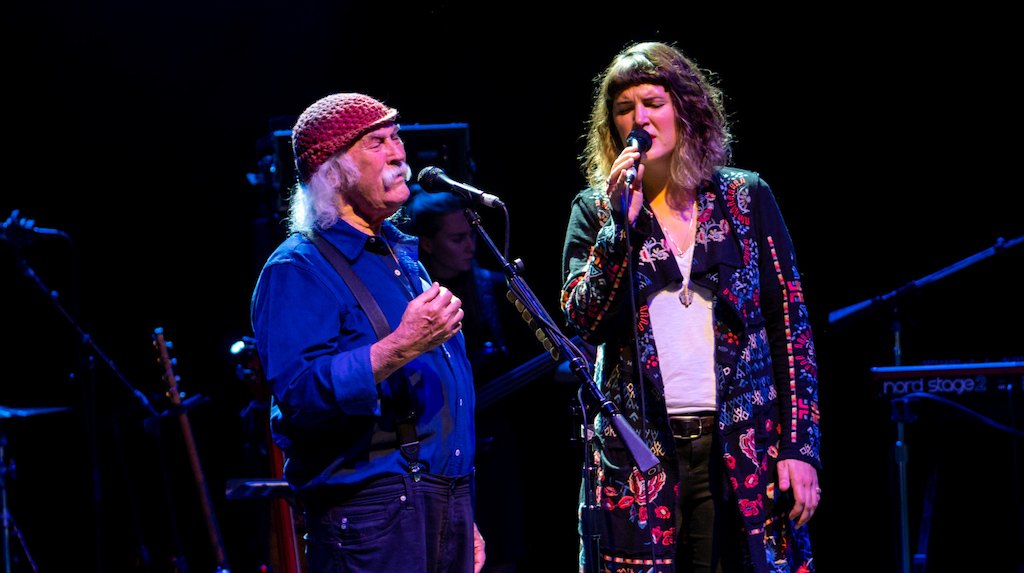David Crosby and Michelle Willis photo by Raph Pour-Hashemi