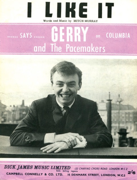 Gerry And The Pacemakers_i like it songsheet